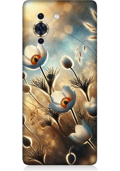 Huaweı Nova 10 Se Uyumlu Pamuk Dalları Bahar Ruhu Desenli Silikon Kılıf