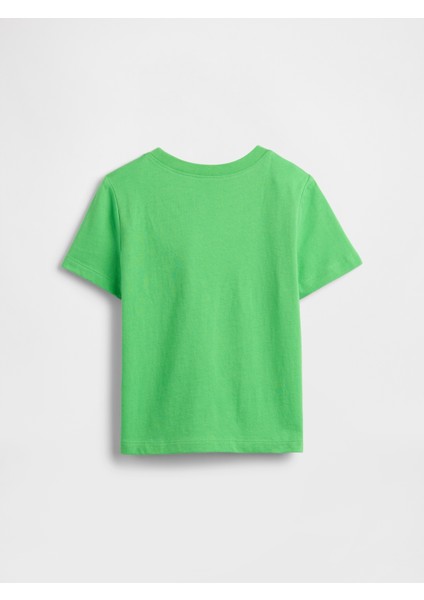 Erkek Bebek Yeşil Gap Logo Grafikli T-Shirt modelleri