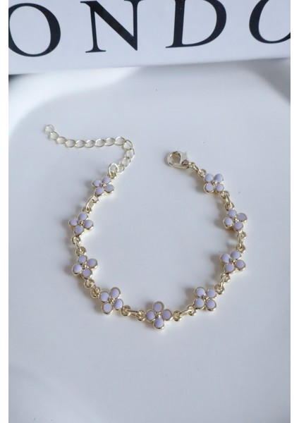 Kadın Bileklik Geçme Zincir Çiçek Detay Bileklik fırsatları