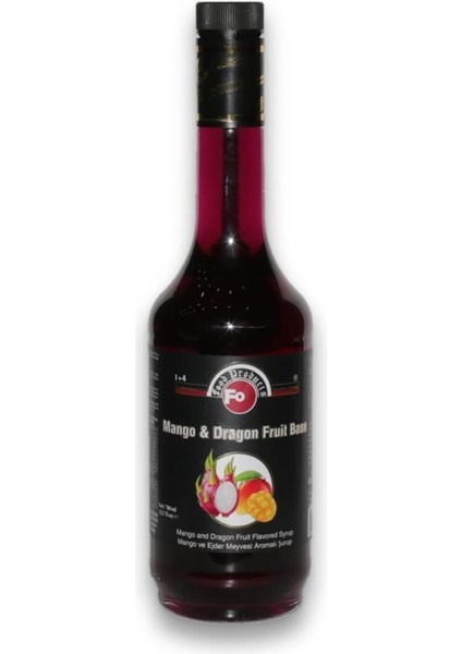 Mango ve Ejder Meyveli Aromalı Şurup - Mango Dragon Fruit Base 700 ml