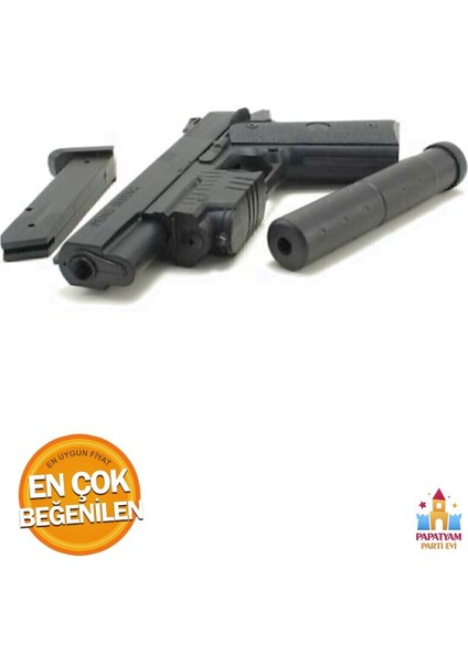 Elite Lazerli Boncuklu Oyuncak Tabanca - Kutulu Boncuk Atan Tabanca - Çocuklar Için Eğlenceli Oyun Aracı 1 Adet