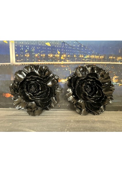 Duvar Lotus Siyah 2li Set 21CM fırsatları