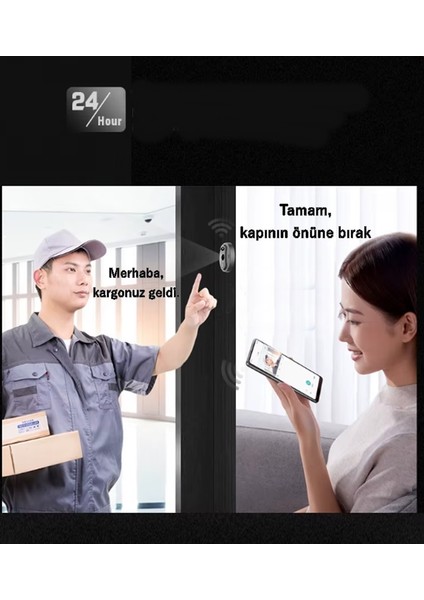 Akıllı Görüntülü Kapı Güvenlik Kamerası - Kapı Zili (Tuya Smart) 1080P Güvenlik Kameralı Zil fırsatları
