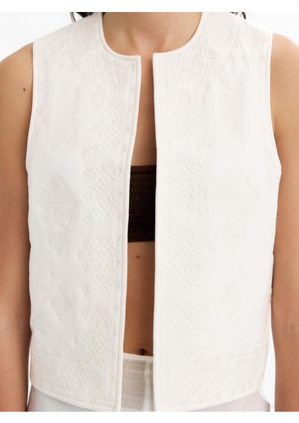 Işlemeli Yelek modelleri