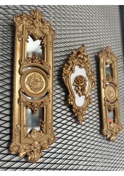 Şık Özel Tasarım Ayna ve Tablo 3lü Set fiyatları