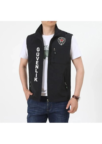 Özel Güvenlik Yelek – 4 Cepli, Nakışlı, Reflektörlü | Arthur.com.tr