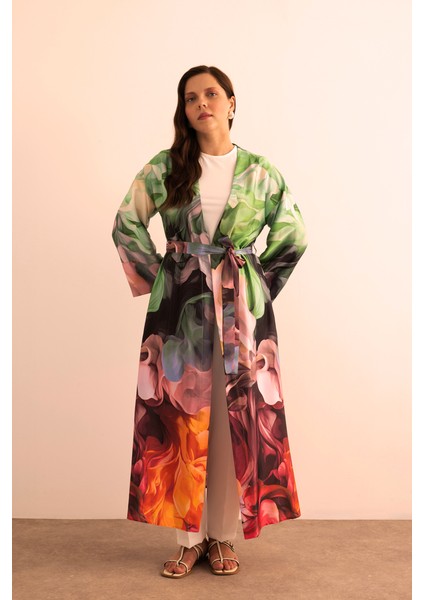 Desenli Kimono