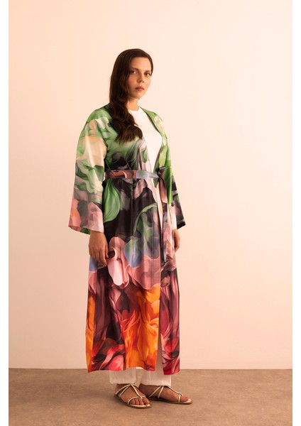 Desenli Kimono