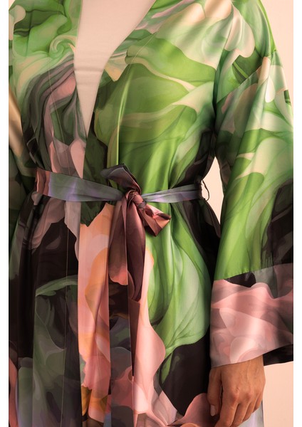 Desenli Kimono