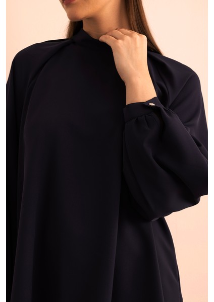 Yaka ve Omuz Kısmı Pile Detaylı Dokuma Bluz indirimleri