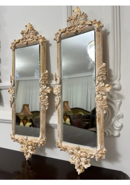 Krem Altın Büyük Duvar Aynası 45CM fiyatları