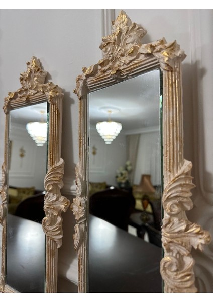 Krem Altın Büyük Duvar Aynası 45CM modelleri