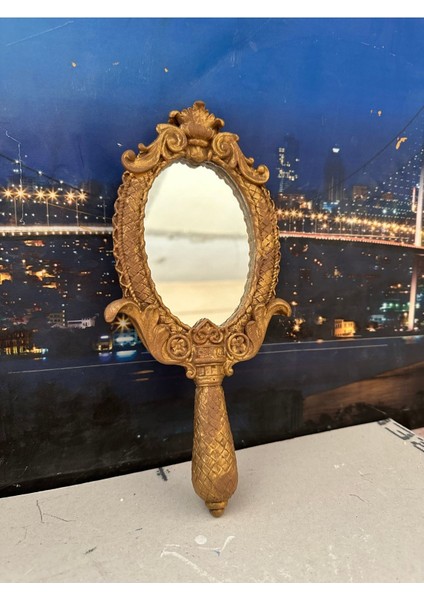 Kahverengi Gold Eskitmeli El Aynası fırsatları