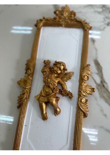 Melekli Tablo 2 Li Dekoratif Duvar Tablosu (46CM) fırsatları