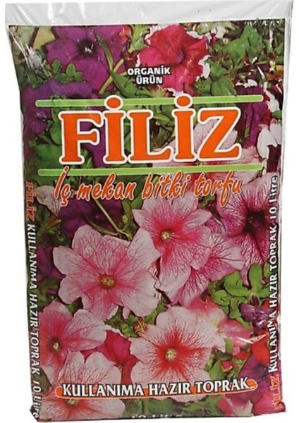 Filiz (10 Litre) Iç Mekan Bitki Torfu-Kullanıma Hazır Toprak