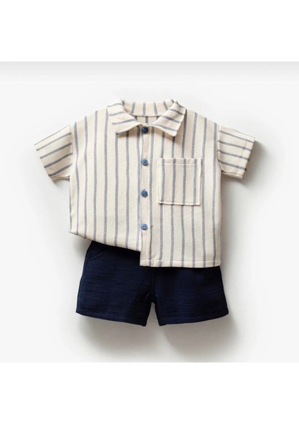Erkek Gömlekli Şortlu Takım