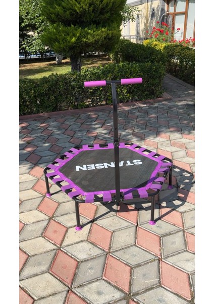 115CM Tutmalı Step Trambolin 45 Inc Katlanır Trambolin