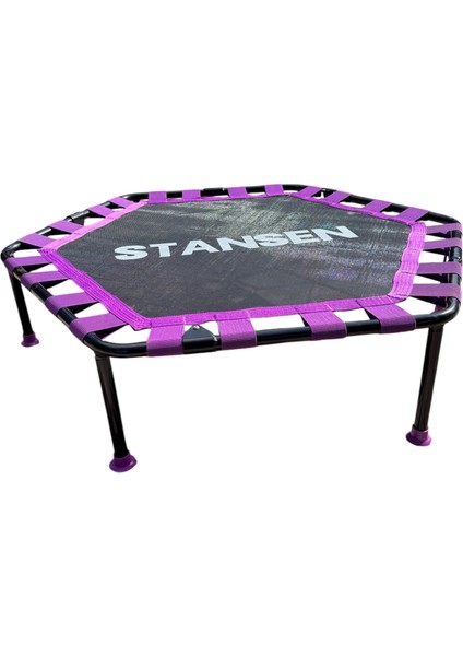 115CM Tutmalı Step Trambolin 45 Inc Katlanır Trambolin