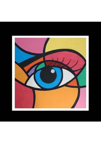 Mandala Boyama Seti-Ahşap Boyama- Model 218-23CM*23CM modelleri