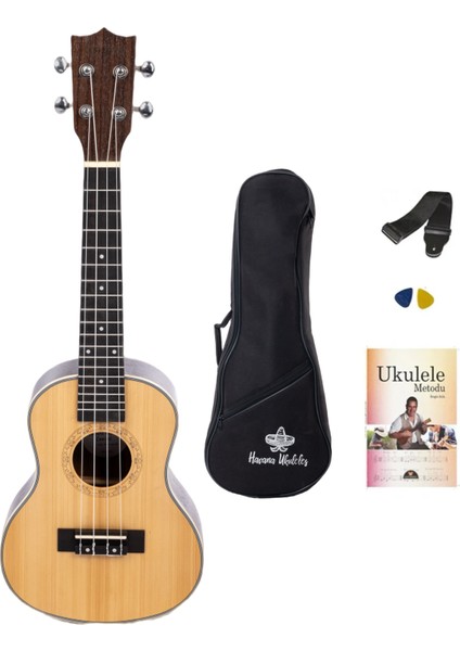 HK-224RW Rosewood Concert Ukulele Set (Softcase-Askı-Method-Pena Hediyeli)