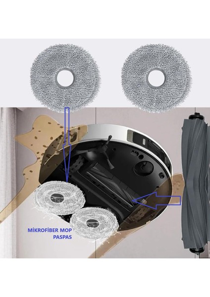 Dreame Bot X20 Pro X20 Plus + L20 Ultra Uyumlu Robot Süpürge Yedek Parça fırsatları