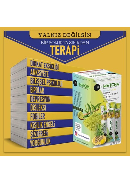 Terapi 10 Kitap Bir Arada ve Bromelain Matcha Çayı