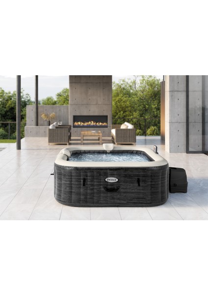 28452NP Greystone Deluxe Square Bubble 6 Kişilik Spa Seti 1.96MX1.96MX71CM fiyatları