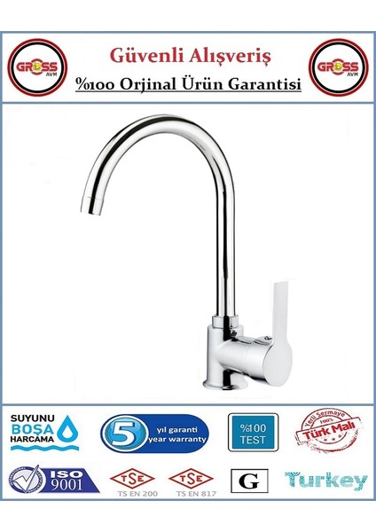 Uzay Delta Mix Mutfak Evye Bataryası - 40'lık Kartuş - 5 Yıl Garanti - Orjinal Ürün fiyatları