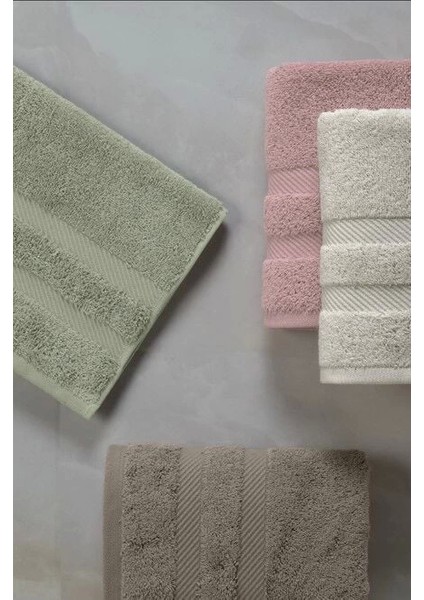 Altınbaşak Jakarlı 4´lü 50X90 El Havlusu Nori fırsatları