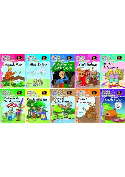 1.sınıftan 2.sınıfa Geçenler Için Hızlı Okuma ile Çıtır Türkçe Çalışma Kitabım+10 Lu Hikaye Seti 2