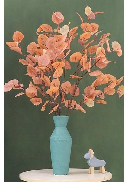 100 cm Dekoratif Dallı Sedef Ağacı Çiçeği Yapay Sahte Süs Bitkisi