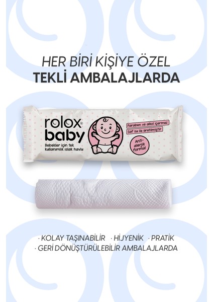 Baby - 50 Paket – Bebekler Için Tek Kullanımlık Islak Havlu modelleri