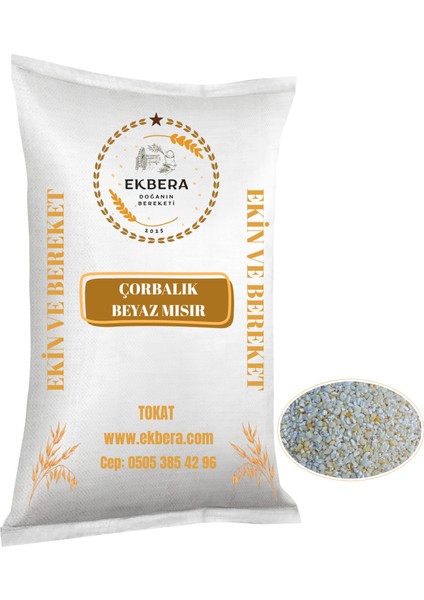 Çorbalık Beyaz Mısır Katkısız - 3 kg