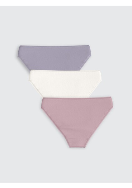 Yeni Sezon Duz Bikini Kulot 3'lu Paket - S5H153Z8 fiyatları