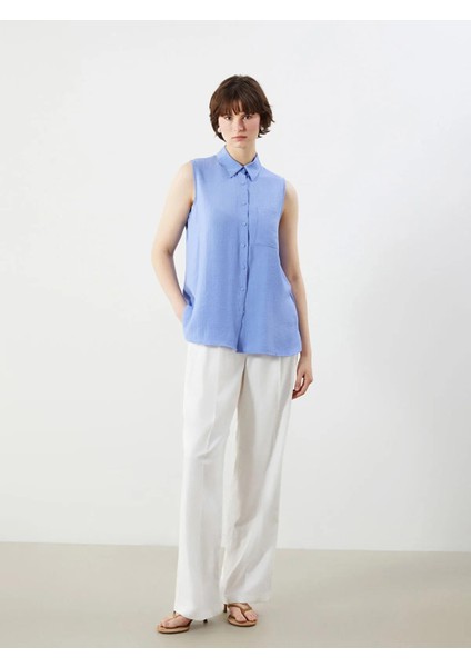 Lcwaıkıkı Classic Regular Fit Dokulu Kadın Gömlek (S5) fiyatları