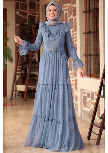 Damla Abiye Indigo ISR818 fiyatları