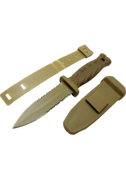 Knives S30V Haki Av Bıçağı 22CM - Testere Detaylı, Kılıflı