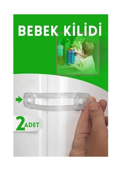 2 Adet Çocuk Dolap ve Çekmece Kilidi