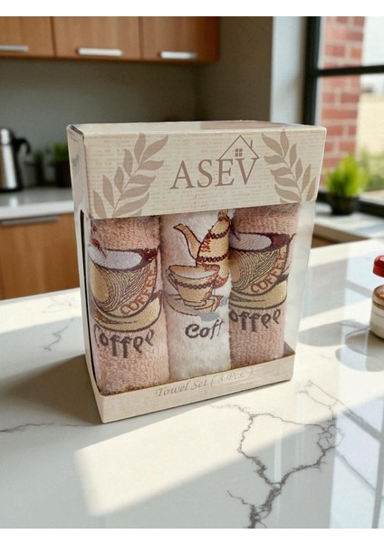 30X50 cm 3lü Mutfak Havlusu | El Havlusu | Yüz Havlusu Seti modelleri