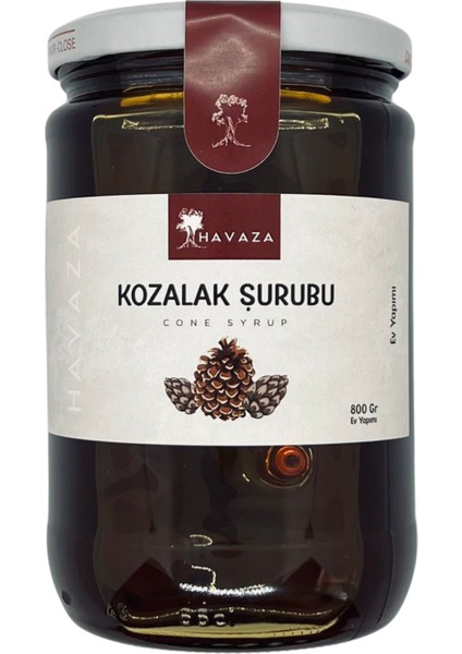 Kozalak Şurubu 800 gr şekersiz(Üzüm Suyu ile Tatlandırılmıştır,geleneksel)