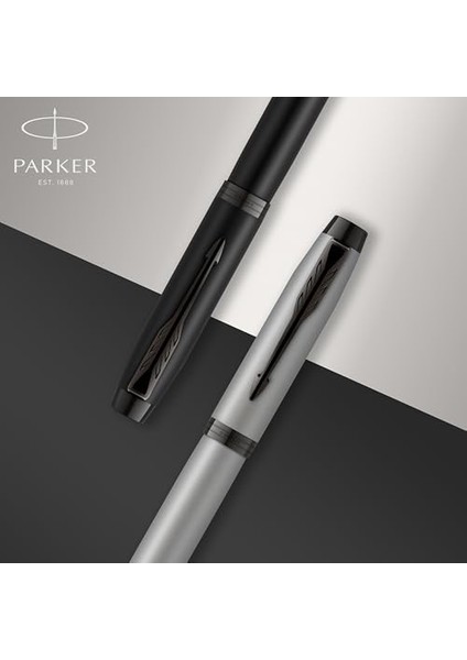 Im Lake Siyah Krom Tasarımlı Roller Kalem, Ince Uç, Siyah Mürekkep (1931658) fiyatları