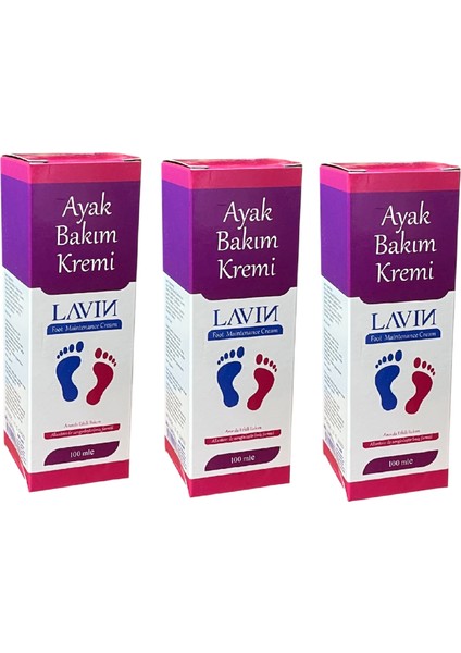 Ayak Bakım Kremi/ Foot Mainterance Cream 100 ml, 3 Adet DVD Lokman Aktar
