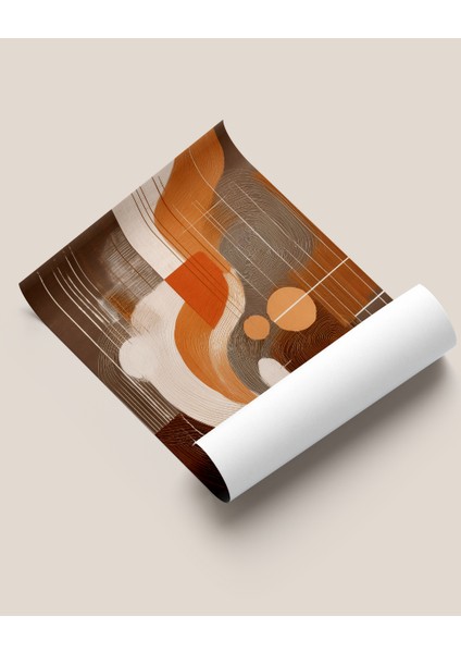 Çerçevesiz Poster Dijital Baskı Soyut - Kum Fırtınası- fiyatları