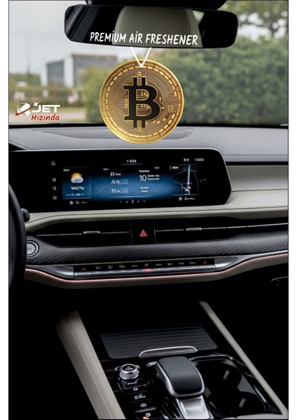 Jethızında 3'lü Set Bitcoin Tasarımlı Dekoratif Araç Kokusu fiyatları