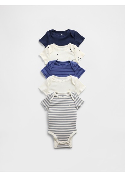Bebek Çok Renkli Baby First Favorites Tinyrib Bodysuit (5’li)