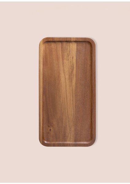 Natura Akasya Ayaklı Servis 31X16X7 cm fırsatları