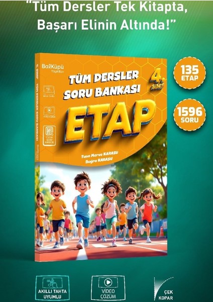 4. Sınıf Etap Tüm Dersler Soru Bankası
