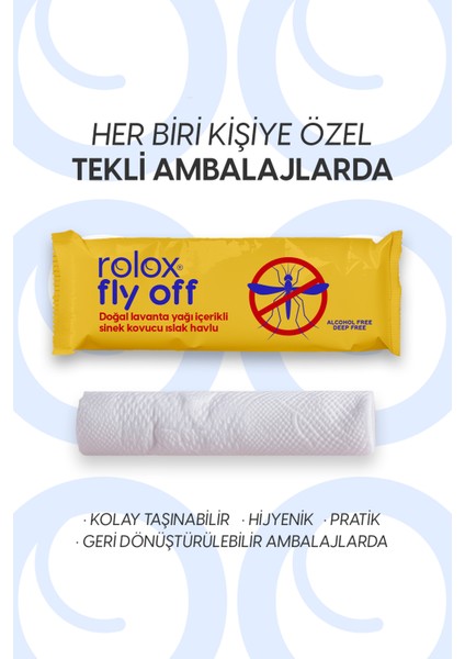 Fly Off - 50 Paket - Sinek ve Kene Kovucu Islak Havlu modelleri