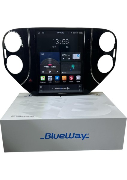 Ww Tiguan 2012-2016 Blueway 8-128 Tesla Tam Profesyonel Oem Multimedia