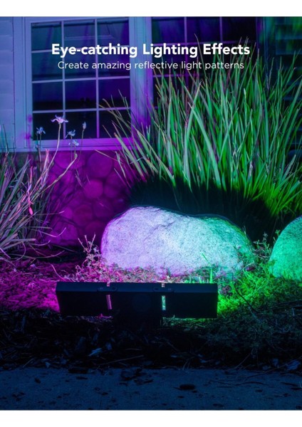 Triade Rgbıc LED Projektör 4500 Lm, IP66, Akıllı Dış Mekan Işığı, Alexa & Matter Uyumlu fırsatları